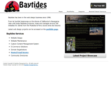Tablet Screenshot of baytides.ca